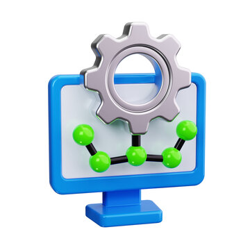 Algorithm 3d render icons