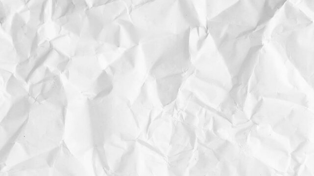 background paper texture stop motion,looping white crumpled paper background texture