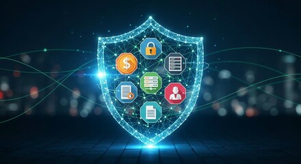 Digital shield protecting data and applications with network connections