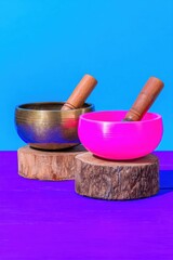 Authentic Modern Meditation Bowls Calm Wellness Content for Lifestyle Marketing and Mindfulness Advertising