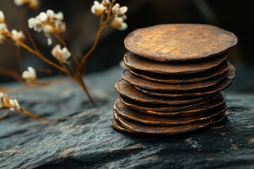 Stacked coins symbolize growth and financial success in a business environment, showcasing the potential for investment and prosperity during a vibrant economic period