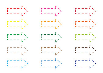 シンプルな矢印アイコンセット