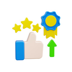 excellence 3d render icons