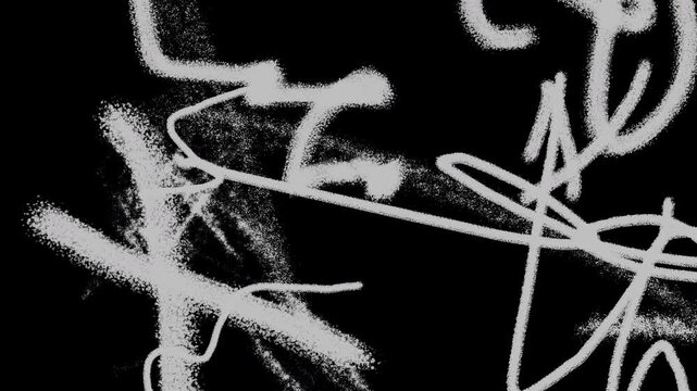 Dust and scratches damaged film surface. Grunge grafitti overlays