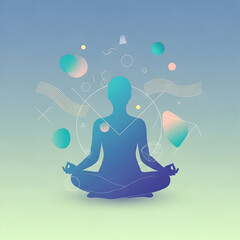 Mental health and mindfulness concept.