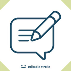 Write Message Icon
