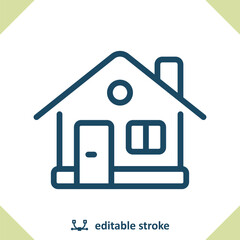 House Icon. Building, Home, Real Estate
