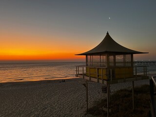 A stunning seascape sunset, Brighton Beach, South Australia. Worth a visit!
