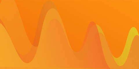A vibrant gradient background features a combination of orange modern
