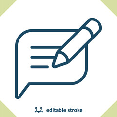 Write Message Icon