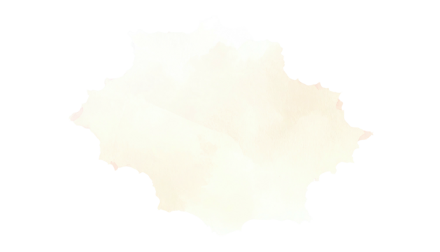 Abstract blob form. Light pinkish hue, irregular, jagged edges, floating against a solid dark background