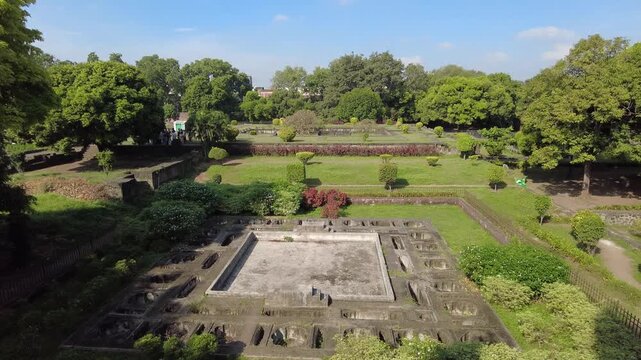 23 October 2025, Pune, India. Shaniwar Wada is a historical fortification in the city of Pune, India. Built in 1732, it was the seat of the Peshwas of the Maratha Confederacy until 1818.