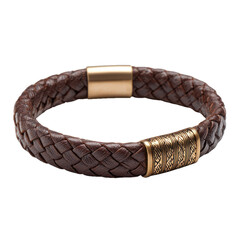 Stylish brown woven leather bracelet png jewelry png fashion png accessory png leather png braided png wrist png elegant png handmade png casual png transparent background image