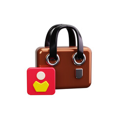 internship experience 3d render icons