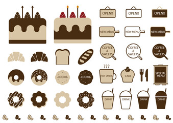 カフェ素材セット