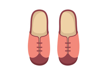 Elegant Pink Shoes: A Stylish Footwear Illustration.