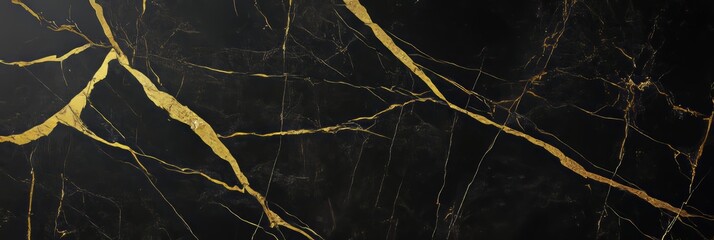 Luxurious Black Background Illuminated, Showcasing Stunning Elegance of Black Stone Surface Decor