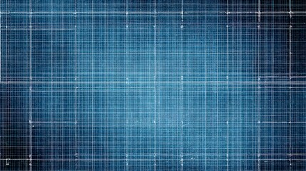Abstract Digital Grid Lines On Blue Background Representing Technology And Data