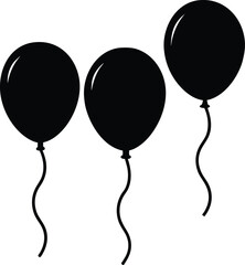 party balloons vector illustration