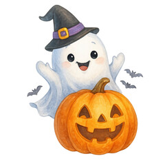 Cute Halloween Ghost Clipart