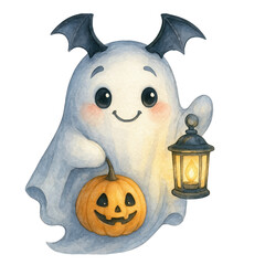 Cute Halloween Ghost Clipart