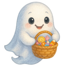 Cute Halloween Ghost Clipart
