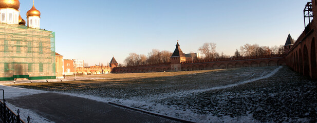 Panorama of the Tula Kremlin in Tula, Russia