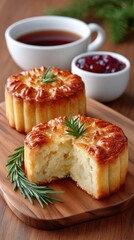 bread with tomato and cheese