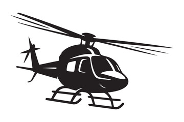 military helicopter vector illustration