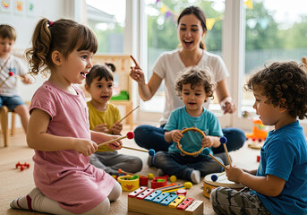 children early education leisure activities music