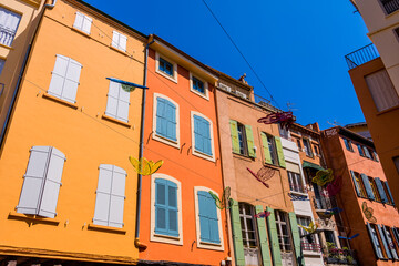 Fototapeta premium Dans les rues de Perpignan en France