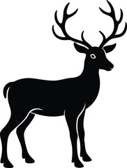 deer silhouette vector