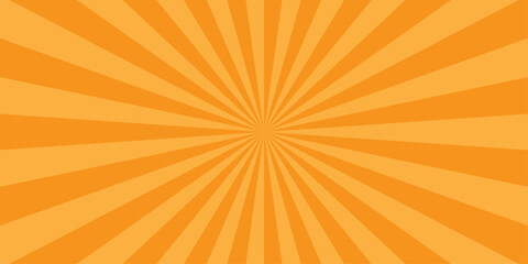 Obraz premium Vector sunburst pattern red and orange background design. Vintage sunrays illustration swirl grunge backdrop line. sun beam vector banner design comic burst gradient concept pattern. 