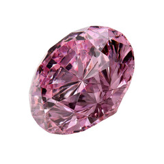 Sparkling pink round gemstone png jewel png faceted png luxury png clarity png cut png shine png gem png blush png transparent background image