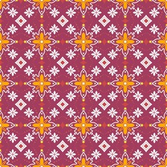 Vintage Decorative Flower Pattern Background