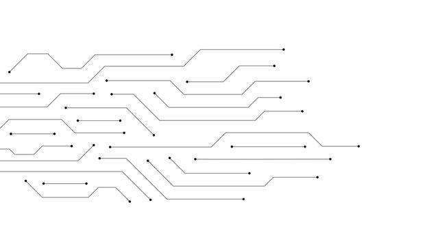 Abstract futuristic circuit board Illustration, Circuit board with various technology elements. Circuit board pattern for technology background.