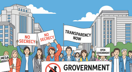 Public Protest for Government Transparency and Accountability