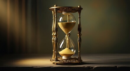 Hourglass - A Symbol of Time Passing and the Ephemeral Nature of Life.