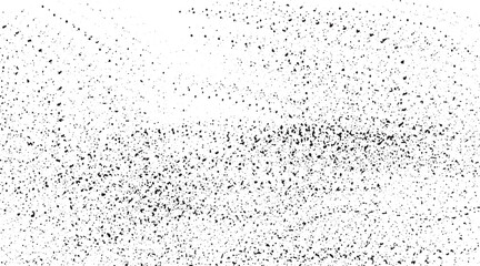 Speckle grain dot white paper noise texture with distress effect vector illustration pattern background. Dirty or dust film grain speck grit grunge overlay on white background grain noise particles.
