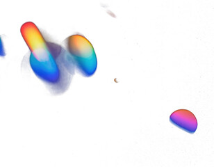 Light Leak Overlay Effect Intense Diffusion Multi-Color Light Leaks And Bokeh Retro Grain Noisy W