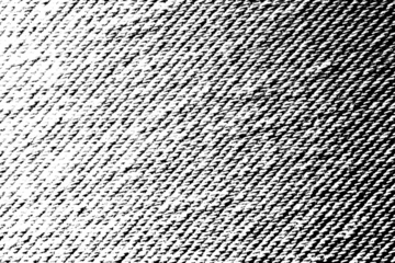 High-contrast diagonal twill weave fabric texture with a strong light-to-dark gradient on a transparent background.