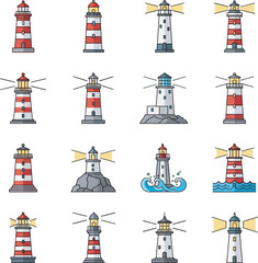 lighthouse vector illustration