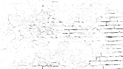 overlay effect. old cracked concrete wall. scratched glitch effect for design. transparent background