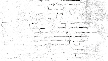 overlay effect. old cracked concrete wall. scratched glitch effect for design. transparent background.