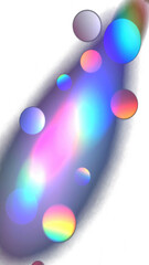 Vibrant Film Strip Effect With Blur Rainbow Light Leaks And Bokeh Retro Grain Noisy W