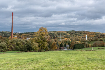 Natur und Industrie, wie im selbstverst&auml;ndlichen Einklang - Stolberg Rhld. 