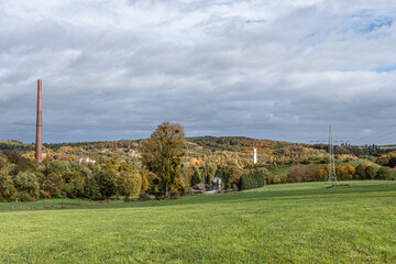 Natur und Industrie, wie im selbstverst&auml;ndlichen Einklang - Stolberg Rhld. 