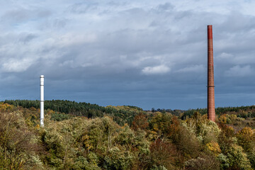 Natur und Industrie, wie im selbstverst&auml;ndlichen Einklang - Stolberg Rhld. 