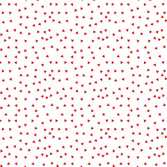 Fototapeta premium Seamless geometric pattern with triangles icon isolated on transparent background