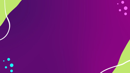 Modern Abstract Background with Purple Gradient and Green Accents